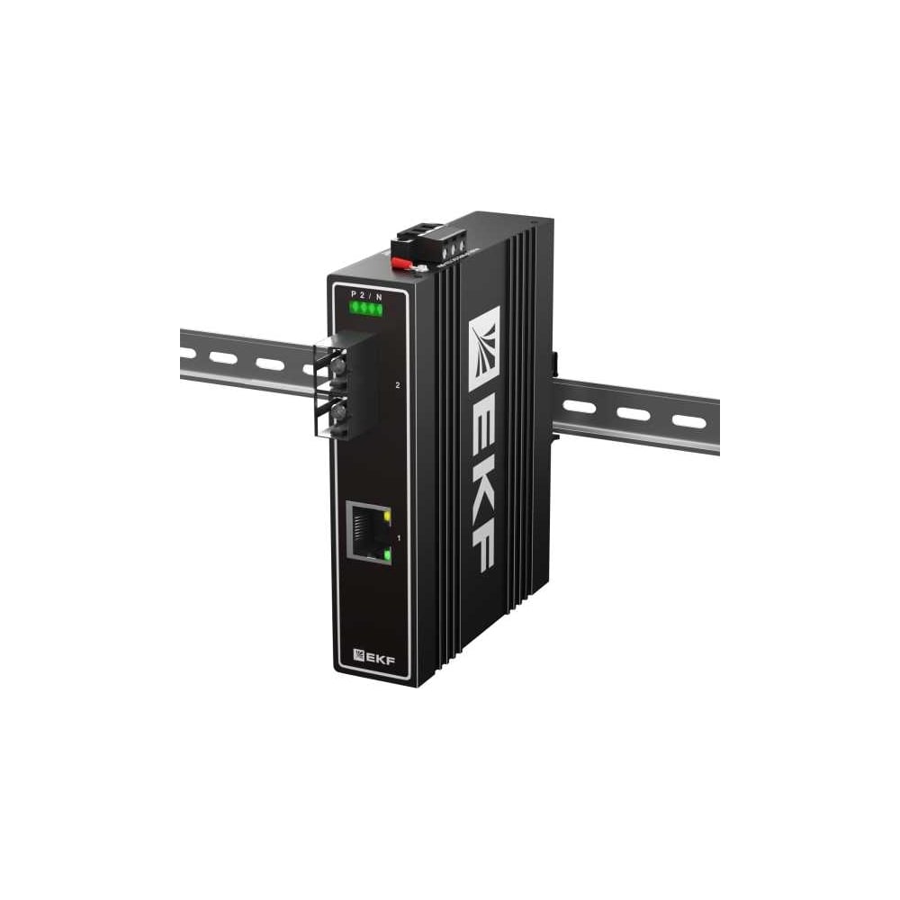 Медиаконвертер EKF 10/100Base-TX в 100Base-X, разъем SC, двойное ...