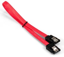Кабель ExeGate SATA EX-CC-SATA-DATA-0.3L 7pin 7pin, металлические защелки, 0,3м 294730