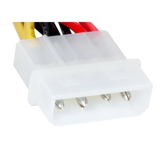 Кабель ExeGate питания SATA EX-CC-SATA-PSY Molex 4pin 2xSATA15pin, 0,15м 138935