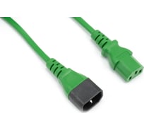 Кабель питания Filum ПВС-АП 3x1.0 С13 - C14, 220/250В, 10А, зеленый, 0.5м FL-PC-C13/C14-C1-0.5-GR