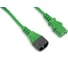 Кабель питания Filum ПВС-АП 3x1.0 С13 - C14, 220/250В, 10А, зеленый, 0.5м FL-PC-C13/C14-C1-0.5-GR 1