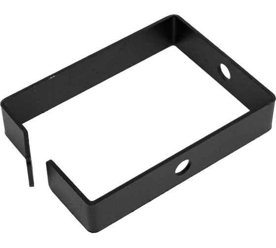 Кабельный органайзер кольцо NTSS 90х60 мм, металл, черный RAL 9005 NTSS-ORGR-90x60-BL 1