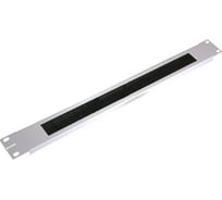 Огранизатор щеточный NTSS крепление 19 1U, серый RAL 7035 NTSS-BO-1U