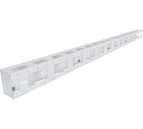 Органайзер кабельный вертикальный NTSS 42U с крышкой, ширина 100мм, для шкафов серии R шириной 800мм, серый RAL 7035 NTSS-VORGC-42U-1