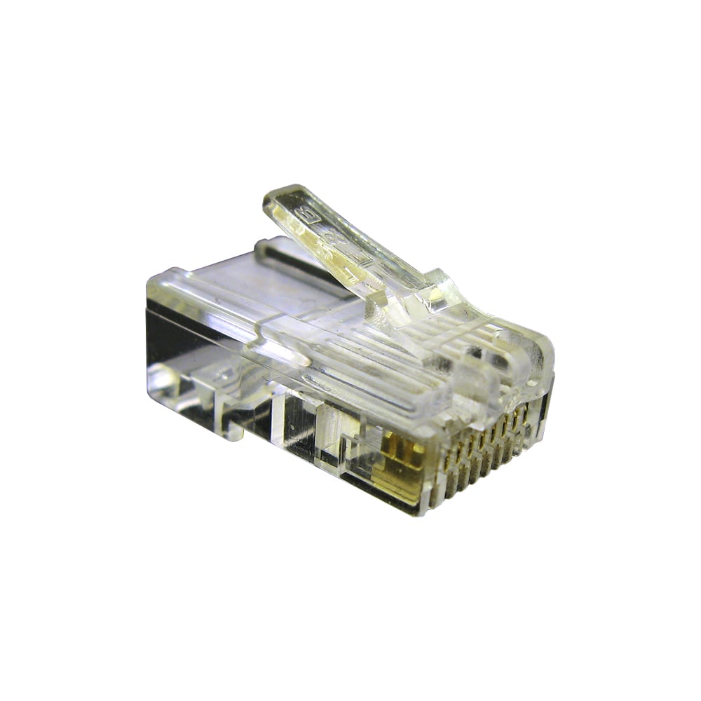 Разъем RJ 45 LANS RJ45M/5U, Cat 5E UTP, 100шт/упаковка Л00003259 ...