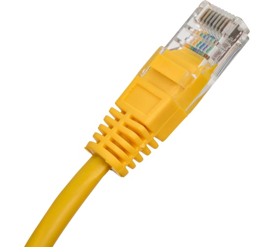 Кабель патч-корд Filum U/UTP 5e кат. 0.25м 26AWG(7x0.16 мм), омедненный алюминий (CCA), PVC, жёлтый FL-U5-0.25M-Y