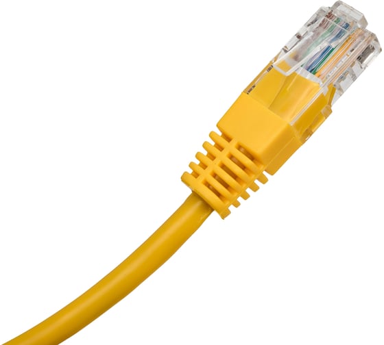 Кабель патч-корд Filum U/UTP 5e кат. 0.25м 26AWG(7x0.16 мм), омедненный алюминий (CCA), PVC, жёлтый FL-U5-0.25M-Y