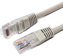 Кабель патч-корд Filum U/UTP 5e кат. 5м 26AWG(7x0.16 мм), чистая медь, PVC, серый FL-U5-C-5M