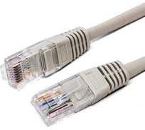 Кабель патч-корд Filum U/UTP 5e кат. 3м 26AWG(7x0.16 мм), чистая медь, PVC, серый FL-U5-C-3M