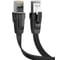 Кабель Ugreen NW134 (10980) Cat 8 U/FTP Ethernet Cable Pure Copper 30AWG. Длина: 1м. Цвет: черный 10980_ 1