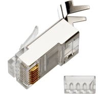 Разъем RJ 45 LANS RJ45M/7F, Cat 7A FTP, 100шт/упаковка Л001319