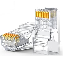 Коннектор Ugreen NW120 (50961) Cat 6 Unshielded RJ45 Modular Plugs 10 шт. Цвет: прозрачный 50961_