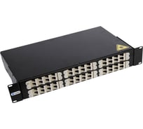 Оптический бокс ЦМО БОН, портов: 48, SC/LC, 2U, чёрный БОН-19-2-48-9005