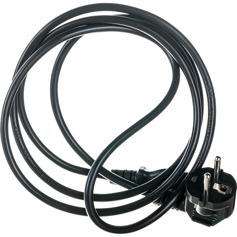 Шнур питания REM, с заземлением, IEC 60320 C13/EU-Schuko, 10А/250В ...