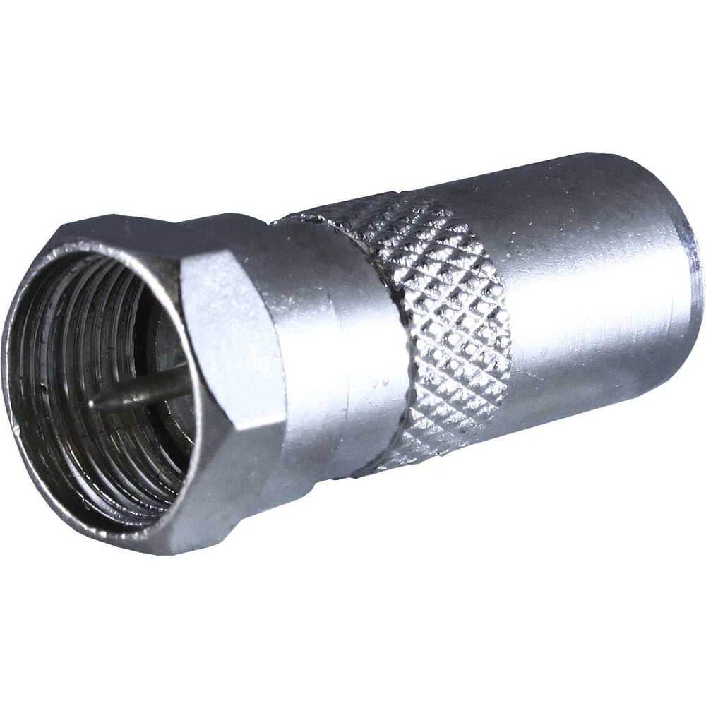 Переходник OXION F штекер-TV штекер металлический, пакет 100 шт., арт ...