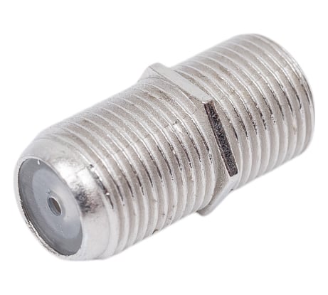 Переходник OXION F гнездо-F гнездо металлический 1 шт., блистер, арт. OX-ADPF010