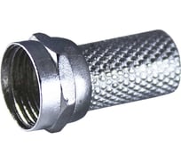 F разъем RG6 OXION д.20mm пакет 100 шт., арт. OX-SKTF01PB
