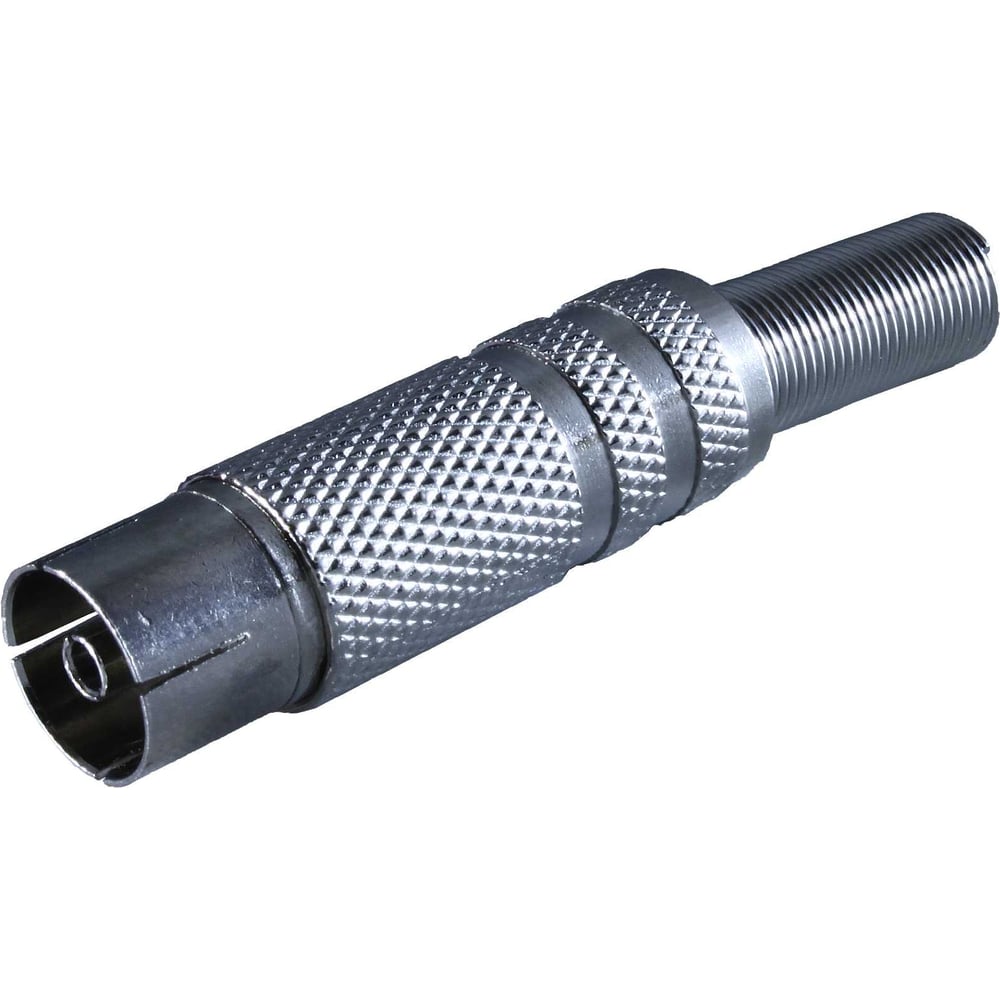 Антенное гнездо OXION металлическое с пружиной, пакет 100 шт., арт. OX ...