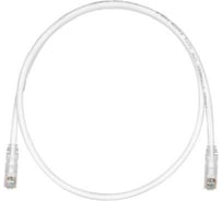Патч-корд PANDUIT UTPSPL2MY TX6 PLUS UTP, Cat.6, с модульными разъёмами TX6 PLUS на обоих концах, 24 AWG, LSZH, 2 м, белый 49187