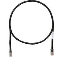 Патч-корд PANDUIT UTPCH1MBLY TX5e UTP, Cat.5e, с модульными разъёмами PAN-PLUG на обоих концах, 24 AWG, 1м, черный 30300