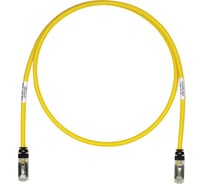 Патч-корд PANDUIT STP6X2MYL TX6 PLUS S/FTP, 10Gig, Cat.6А, с модульными разъемами TX6 PLUS на обоих концах, 2 м, желтый 30071