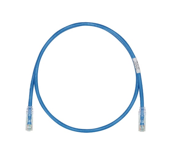 Патч-корд PANDUIT UTPSP3MBUY TX6 PLUS UTP, Cat.6, с модульными разъёмами TX6 PLUS на обоих концах, 24 AWG, 3 м 30054 1
