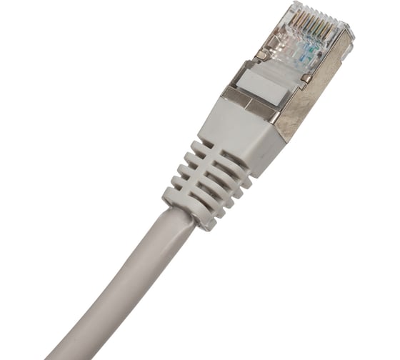 Патч-корд REXANT F/UTP RJ45-RJ45, категория 6, LSZH, длина 3 метра, серый 18-8106-1