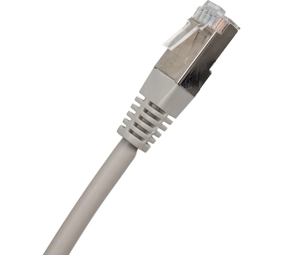 Патч-корд REXANT F/UTP RJ45-RJ45, категория 6, LSZH, длина 3 метра, серый 18-8106-1