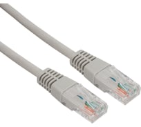 Патч-корд REXANT U/UTP RJ45-RJ45, CAT 5e, LSZH серый, 1 м 18-8002