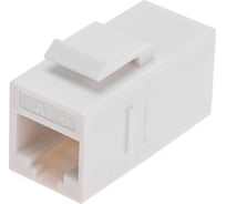 Проходной адаптер REXANT формата Keystone, Jack RJ-45(8P8C), UTP, CAT 6 PRO 02-0108