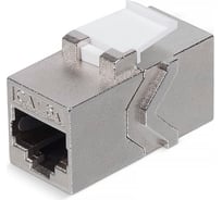 Проходной адаптер формата Keystone Jack REXANT RJ-45(8P8C) FTP CAT6A PRO 02-0110
