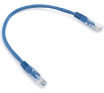 Кабель патч-корд А1 0.25 м., U/UTP, 5e, CCA, синий A1-LCU5E-0.25M-BL