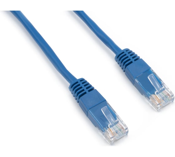 Кабель патч-корд А1 0.25 м., U/UTP, 5e, CCA, синий A1-LCU5E-0.25M-BL