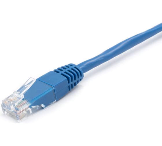 Кабель патч-корд А1 0.25 м., U/UTP, 5e, CCA, синий A1-LCU5E-0.25M-BL