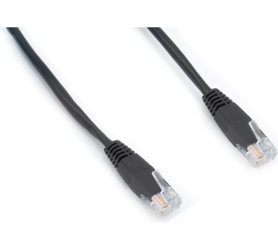 Кабель патч-корд А1 0.25 м., U/UTP, 5e, CCA, черный A1-LCU5E-0.25M-BK