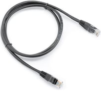 Кабель патч-корд А1 1 м., U/UTP, 5e, CCA, черный A1-LCU5E-1M-BK