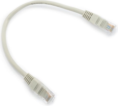 Кабель патч-корд А1 0.25 м., U/UTP, 5e, CCA, серый A1-LCU5E-0.25M