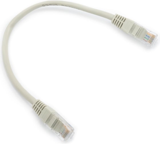 Кабель патч-корд А1 0.25 м., U/UTP, 5e, CCA, серый A1-LCU5E-0.25M