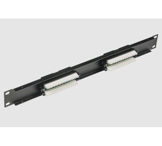 Патч-панель TWIST UTP 19", 1U, 12 портов RJ-45, 110 тип Cat.5e PP-19-1U-12-C5E-TWCS