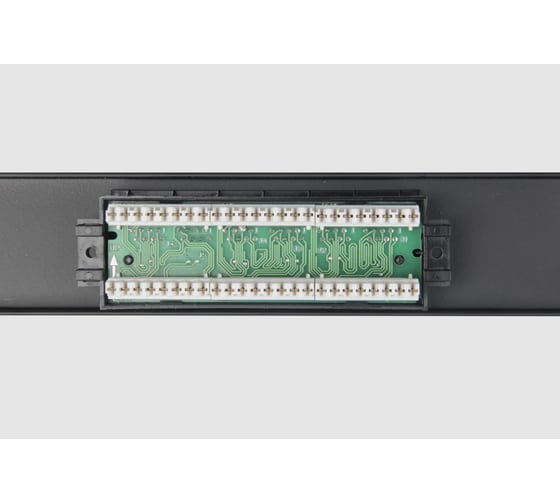 Патч-панель TWIST UTP 19", 1U, 12 портов RJ-45, 110 тип Cat.5e PP-19-1U-12-C5E-TWCS