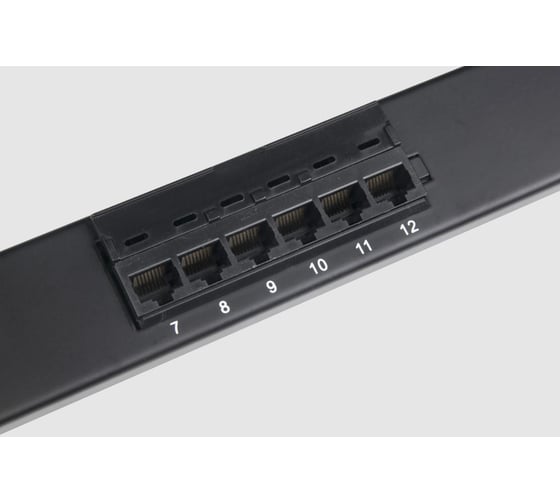 Патч-панель TWIST UTP 19", 1U, 12 портов RJ-45, 110 тип Cat.5e PP-19-1U-12-C5E-TWCS