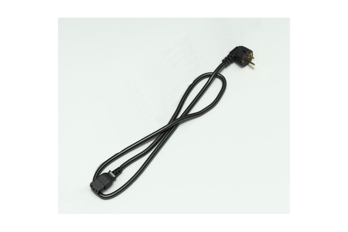 Шнур питания REM с заземлением IEC 60320 C13/Schuko, 10А / 250В, длина ...