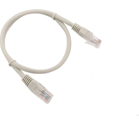 Кабель патч-корд A1 0.5 м., U/UTP, 5e, медь, серый A1-LCU5E-C-0.5M