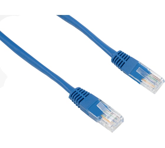 Кабель патч-корд A1 1 м., U/UTP, 5e, медь, синий A1-LCU5E-C-1M-BL