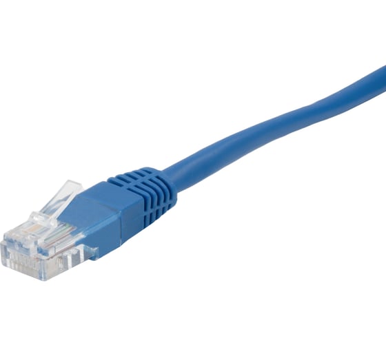 Кабель патч-корд A1 1 м., U/UTP, 5e, медь, синий A1-LCU5E-C-1M-BL