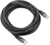 Кабель патч-корд A1 5 м., U/UTP, 5e, CCA, черный A1-LCU5E-5M-BK