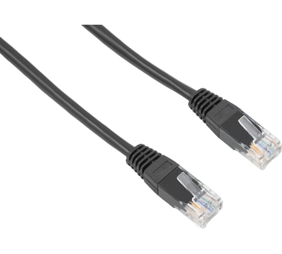 Кабель патч-корд A1 5 м., U/UTP, 5e, медь, черный A1-LCU5E-C-5M-BK
