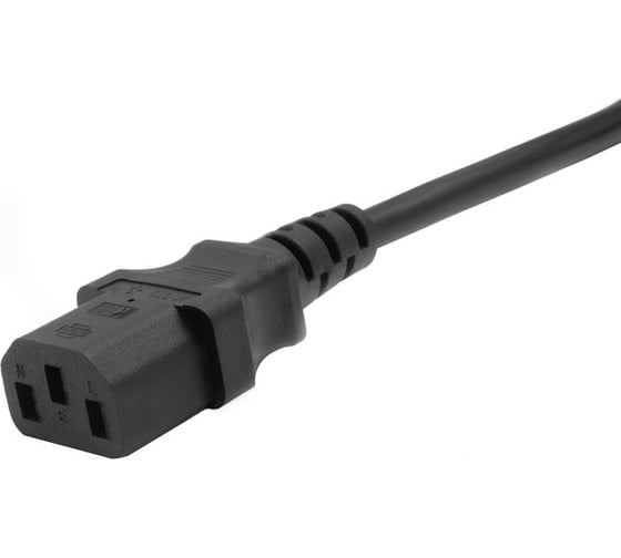 Кабель питания A1 1.8 м., CEE 7/7- С13, 3x1 мм², 2200 Вт., черный A1-PC1-EU-C13-1.8M