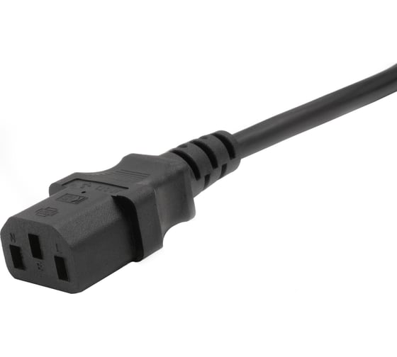 Кабель питания A1 3 м., CEE 7/7- С13, 3x1 мм², 2200 Вт., черный A1-PC1-EU-C13-3M