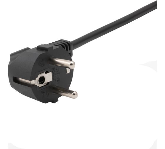Кабель питания A1 3 м., CEE 7/7- С13, 3x1 мм², 2200 Вт., черный A1-PC1-EU-C13-3M